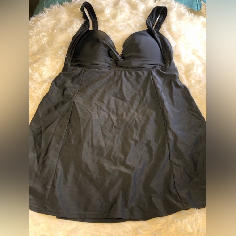 VENUS Black One Piece Swimsuit Dress size 16 NWOT - Picture 9 of 11